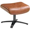 Image de Repose-pieds En Cuir Marron