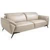 Image de Canapé 3 places en cuir gris taupe 6132 ANGEL CERDA
