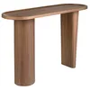 Image de Console - ANGEL CERDA - Bois de noyer - Arrondi - Marron - L 120 x P 40 x H 76 cm