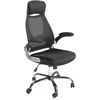 Image de Chaise De Bureau Pivotante En Tissu Noir