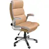 Image de Fauteuil De Bureau Pivotante En Similicuir Marron