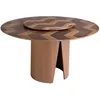Image de Table À Manger Ronde Noyer