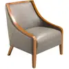 Image de Fauteuil En Cuir Gris