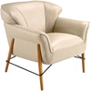 Image de Fauteuil En Cuir Sable