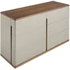 Image de Commode En Bois Gris Et Noyer
