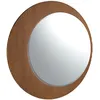 Image de Miroir Mural Rond Noyer
