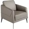Image de Fauteuil En Cuir Gris Foncé