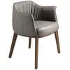 Image de Chaise En Simili-cuir Grise