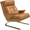 Image de Fauteuil En Cuir Camel
