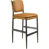 Image de Tabouret En Cuir Marron