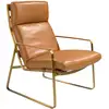 Image de Fauteuil En Cuir Camel