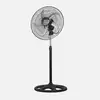 Image de Ventilateur sur pied industriel fabrilamp reforzado 75 w noir argent 3 vitesses ø 50 cm orientable rotation 360° 183641009