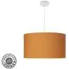 Image de Suspension fabrilamp moda blanc orange 3 x e27 ø 50 cm 212495091
