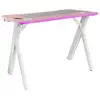 Image de Bureau mars gaming mgd100rgbp blanc rose acier 100 x 60 cm