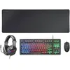 Image de Ensemble Clavier Gaming RGB - Mars Gaming - MCP-RGB3 - Souris 3200 DPI - Casque Over-Ear RGB - Tapis de Souris