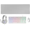 Image de Mars Gaming MCP-RGB3 Ensemble Clavier Gaming Fixe RGB + Souris Gaming RGB Flow 3200 DPI + Casque Over-Ear RGB + Tapis de Souris