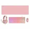 Image de Pack gaming mars gaming mcprgb3pes multicouleur rose espagnol qwerty (4 unités)