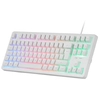 Image de Mars Gaming Mk023w Clavier Usb Azerty Français Blanc