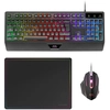 Image de Mars Gaming Mcp124 Clavier Souris Incluse Usb Azerty Français Noir