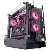 Image de Boîtier Gaming ATX - Mars Gaming - MC-EDGE - Design Open Air - Triple Panneau Verre Trempé - USB-C et USB 3.0