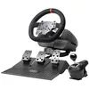 Image de Volant de course - MARS GAMING - MWH-RSX - Retour de force - Pédalier 3 pédales - 14 boutons programmables