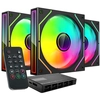 Image de Mars Gaming Mf3dprokit Système De Refroidissement D’ordinateur Boitier Pc Ventilateur 12 Cm Noir