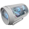 Image de Boîtier Gaming Mars Gaming MC-CYLON MicroATX Design Cylindrique Verre trempé 2 Ventilateurs Blanc