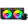 Image de Mars Gaming ML-LCDPRO240 Refroidissement Liquide AIO 500W TDP Pompe 4e Gén 2× Ventilateurs Noir