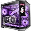 Image de Mars Gaming Mc-3tcorelcd Caja Gaming Atx Pantalla Ips 7.2 Triple Cristal Templado Negro