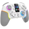 Image de Mars Gaming MGP-V3 Blanc   Manette sans fil Bluetooth ARGB écran LCD Multi-plateforme (Switch/Switch 2/PC/Android/iOS)