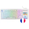 Image de Clavier Gaming - MARS GAMING - MK-MASTER - SmartDeck LCD 6 touches - Switches hot-swap HAIMU RED - Gasket-mount RGB