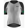 Image de Maillot Etxeondo Mendia manches courtes gris vert femme - XS