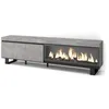 Image de Meuble TV Banc Télé 210 Pour les TV jusquà 80 feu électrique XXL Design industriel Ciment RF3212