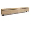Image de Meuble TV Banc Télé 320x35x57 cm TV grand format Design industriel Chêne RF3629