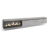 Image de Meuble TV Banc Télé 317x35x45 cm feu électrique XXL Suspendu Mural Gris Ciment RF3667