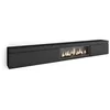 Image de Meuble TV Banc Télé 317x35x45 cm feu électrique XXL Noir RF3672