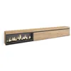 Image de Meuble TV Banc Télé 317x35x45 cm feu électrique XXL Chêne RF3674