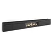 Image de Meuble TV Banc Télé 368x35x45 feu électrique XXL Noir RF3684