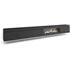 Image de Meuble TV Banc Télé 368x35x45 feu électrique XXL Suspendu Mural Noir RF3687