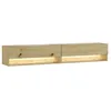 Image de Meuble TV Banc Télé Grand espace de Rangement 180 LED Chêne RF3698