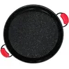 Image de Poêle à Paella Valencienne Émaillée 65cm Acier Émaillé Antiadhésif 22 Portions Briebe PAN65 Noir