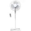 Image de Ventilateur sur pied silencieux, télécommande, minuterie jusqu'à 7,5 heures, briebe, fn122397w, 45, blanc