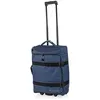 Image de Valise Souple À Roulettes Valise Tissu À Roulette Sac De Voyage À Roulettes Bagages Cabin 701650 Bleu
