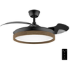 Image de Cecotec Ventilateur De Plafond Avec Lampe Energysilence Aero 4320 Invisible Wood&black