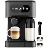 Image de Cafetière Express Semi-automatique Cecotec Power Espresso 20 Coldbrew Latte. 1350w, 20 Bars, Froid, Tiède Ou Chaud