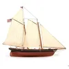 Image de Maquette bateau en bois : yacht America 1851   Coupe de lAmerica