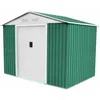 Image de Abri De Jardin En Métal Gardiun Cambridge 4,72 M² 181x261x198 Cm Ext. Acier Galvanisé Vert