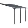 Image de Pergola Gardiun Elliot 11 M² 435x254x220/260 Cm Aluminium Et Polycarbonate