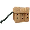 Image de Maisonnette En Bois Pour Enfants Outdoor Toys Lucca 423x194x193 Cm Avec Terrasse Et Toboggan