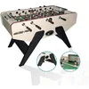 Image de DEVESSPORT Baby-Foot Bistro-Pro Semi-Professionnel Barres Télescopiques Design Moderne Grand Taille 141cm 2 Balles Incluses